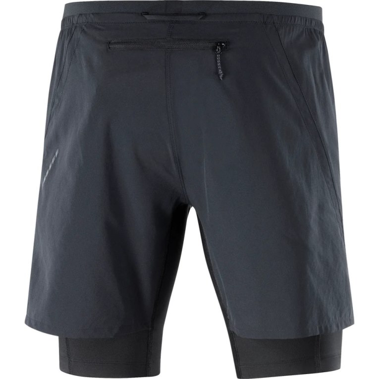 Bermudas Salomon Cross Twinskin Hombre Negros | MX EPVG148